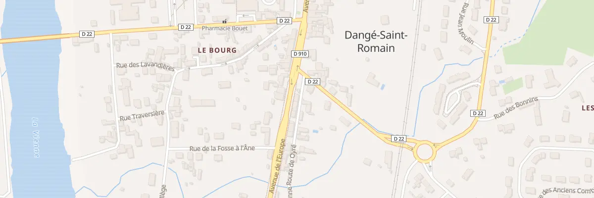 Plan du 50 Av de l’Europe à Dangé-Saint-Romain