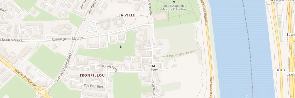 Plan du 43 Rue de la Garonne au Passage