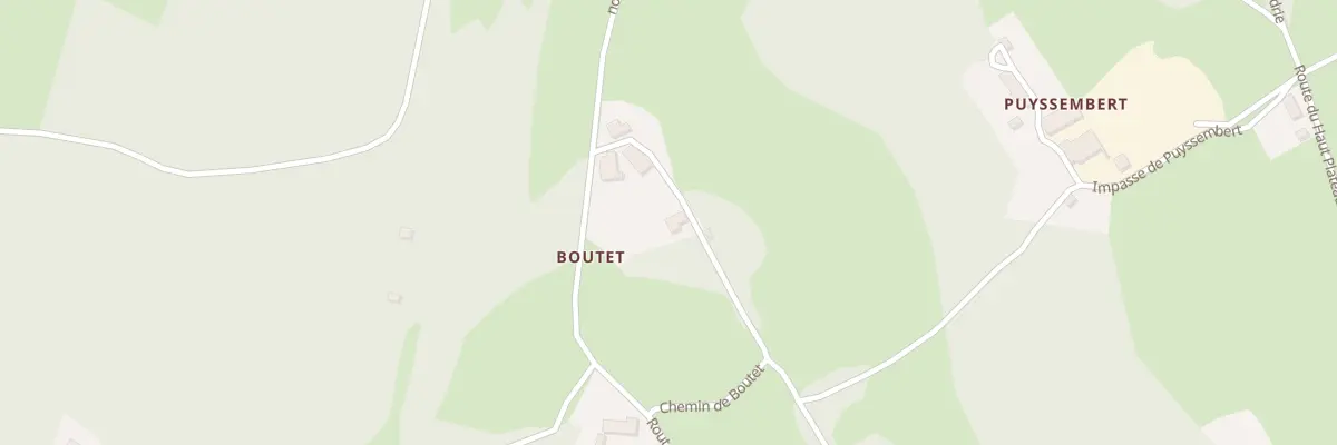 Plan du 225 Che de Boutet à Bourrou