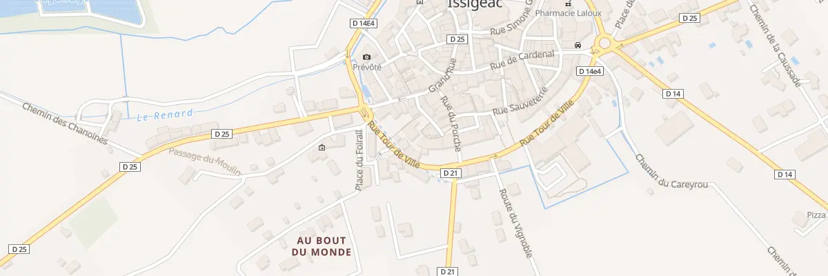 Plan du 4 Rue Saint Cybard à Issigeac