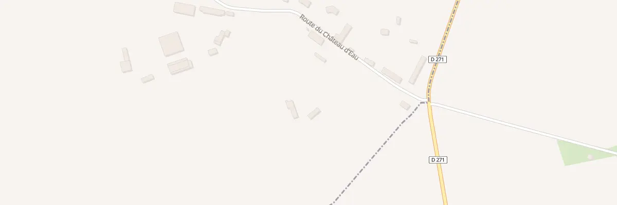 Plan du 652 Rte du Chateau d’Eau à Ouainville