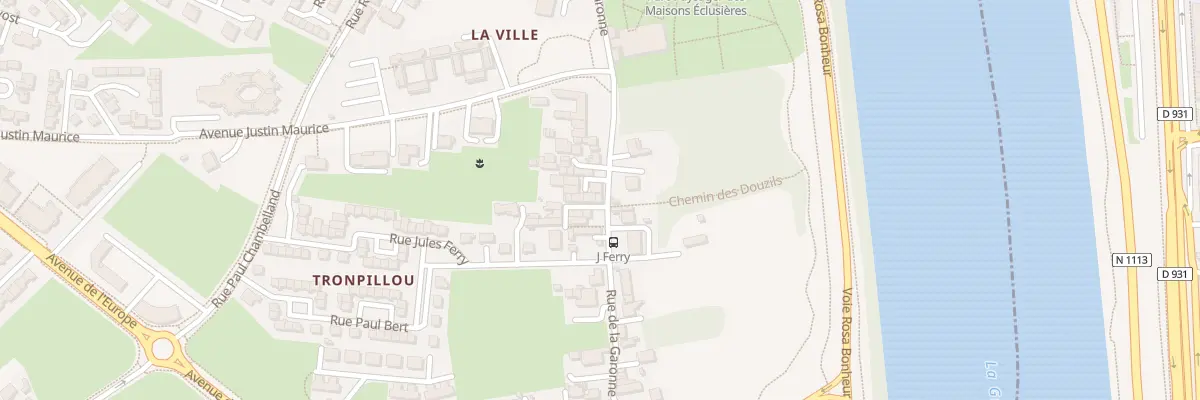 Plan du 23 Rue de la Garonne au Passage
