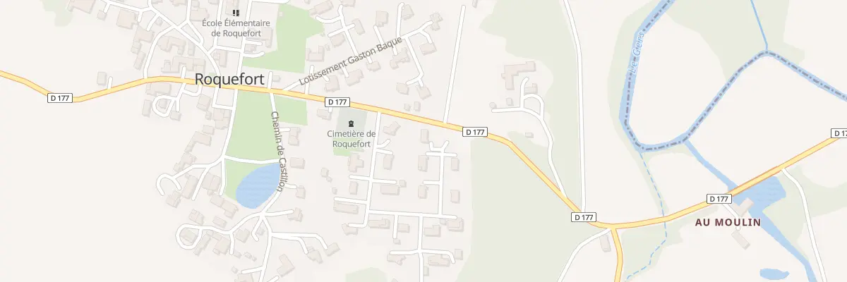 Plan du 5512 Aux Caillavets à Roquefort