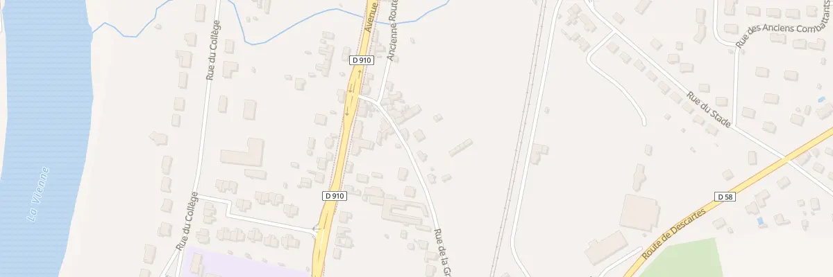 Plan du 9 Rue de la Gde Croix à Dangé-Saint-Romain