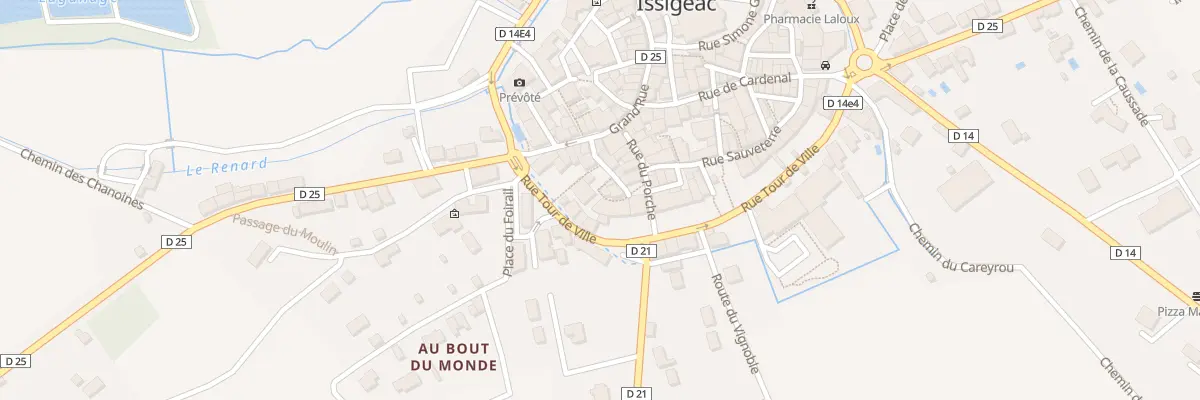 Plan du 6 Rue Saint Cybard à Issigeac