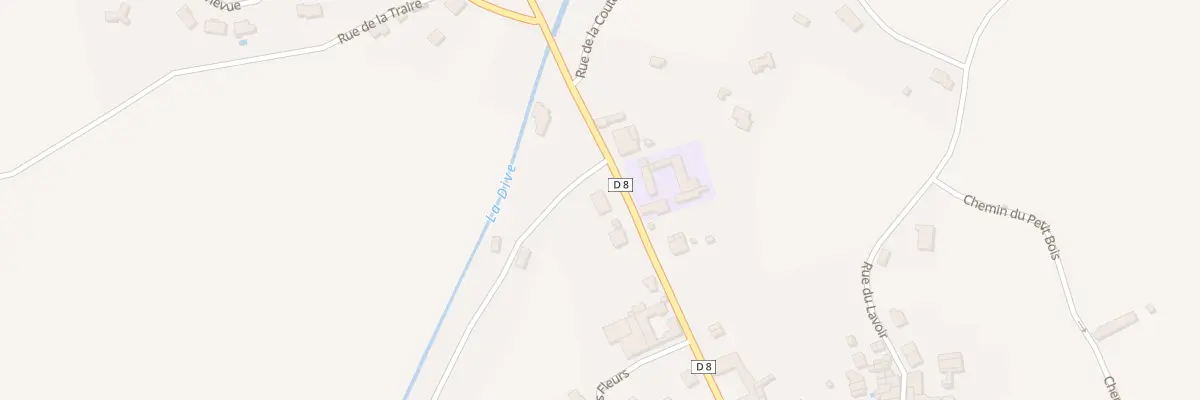 Plan du 35 Rue des Ecoles à Bouresse