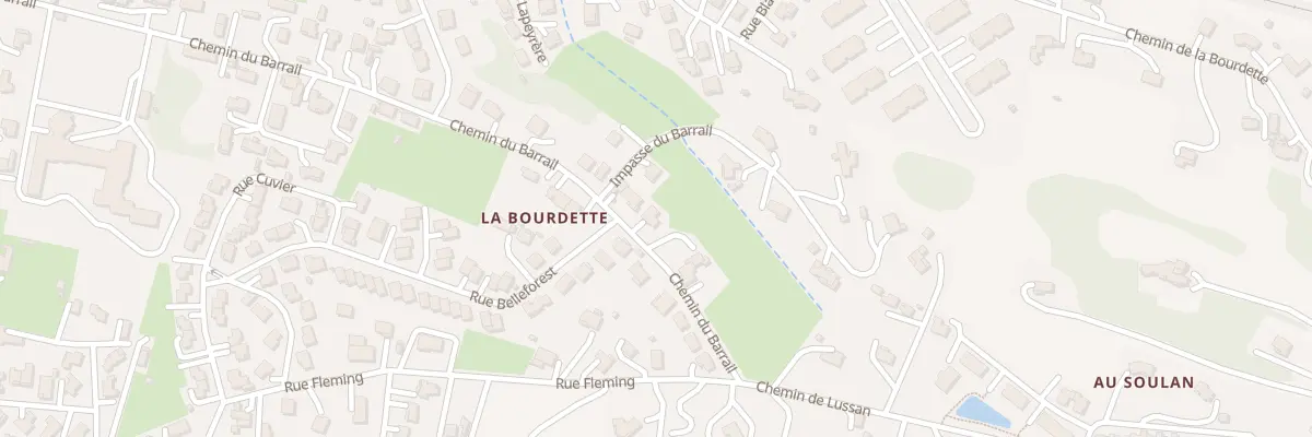 Plan du 79 Che du Barrail à Auch