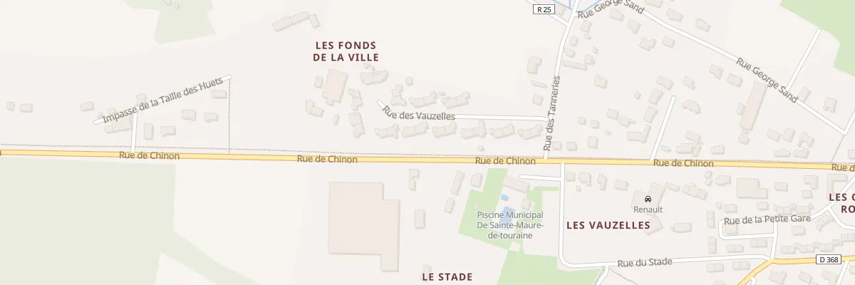 Plan du 9 Les Vauzelles à Sainte-Maure-de-Touraine