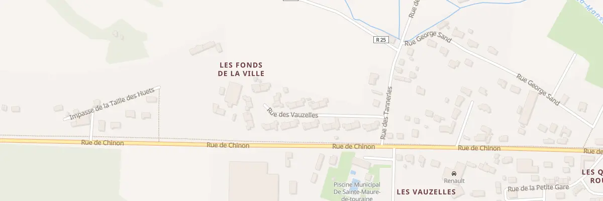 Plan du 22 Les Vauzelles à Sainte-Maure-de-Touraine