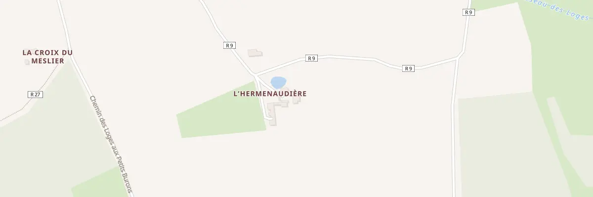 Plan du 5317 L’Hermenaudiere à Coudrecieux
