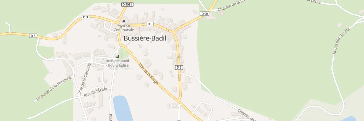 Plan du 11 Le Bourg à Bussière-Badil