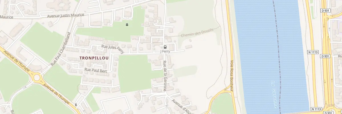 Plan du 18B Rue de la Garonne au Passage