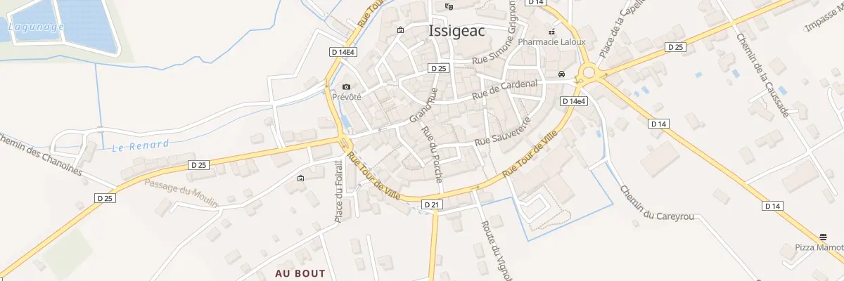 Plan du 10 Rue du Porche à Issigeac