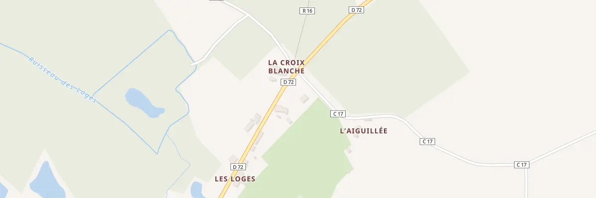 Plan du 1 La Croix Blanche à Coudrecieux