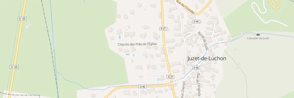 Plan du 5003F Che des Pres de l’Eglise à Juzet-de-Luchon