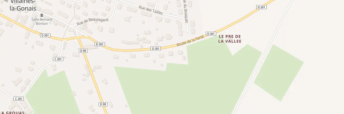 Plan du 14 Rte de la Ferte à Villaines-la-Gonais