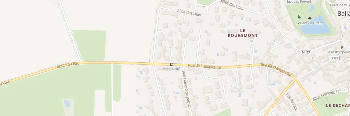 Plan du 1 Imp de l’Hospitalité à Ballan-Miré