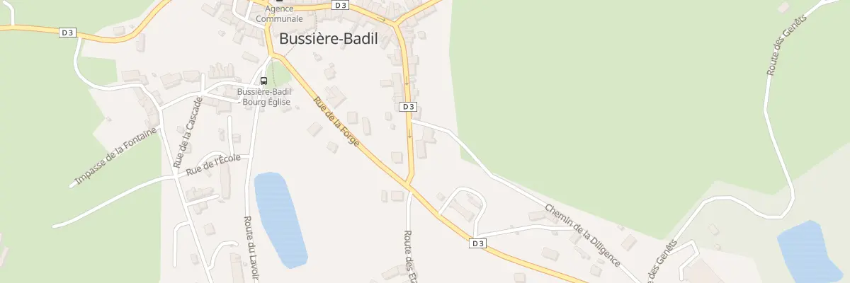 Plan du 9 Le Bourg à Bussière-Badil