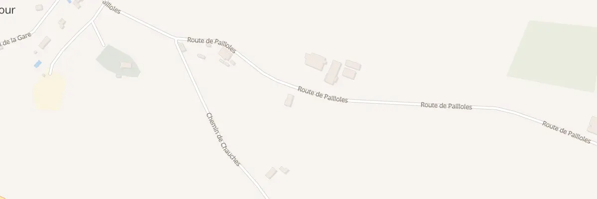 Plan du 296 Rte de Pailloles à Saint-Pastour