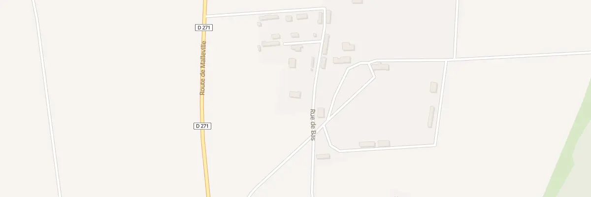 Plan du 23 Rue de Bas à Canouville