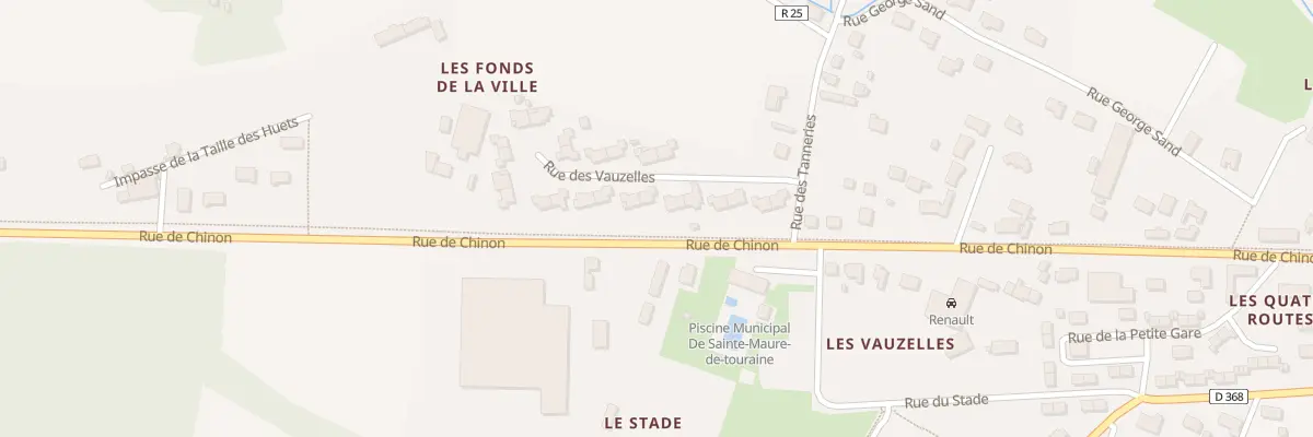 Plan du 7 Les Vauzelles à Sainte-Maure-de-Touraine