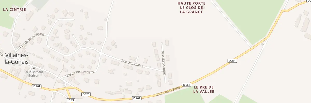 Plan du 3 Rue le Bosquet à Villaines-la-Gonais