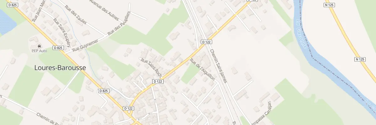 Plan du 4 Av de Barbazan à Loures-Barousse