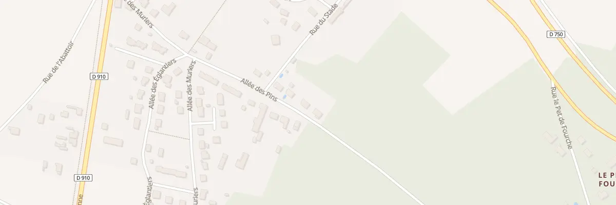 Plan du 13 All des Pins à La Celle-Saint-Avant