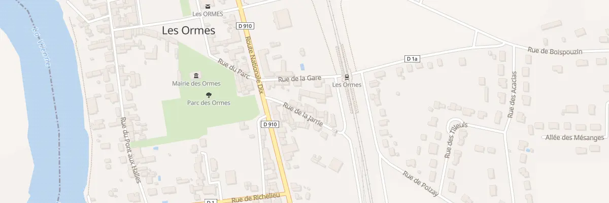 Plan du 1 Rue de la Jarrie aux Ormes