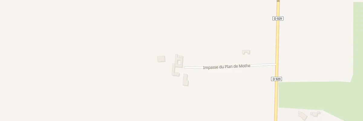 Plan du 5029 Au Plan de Mothe à Orbessan