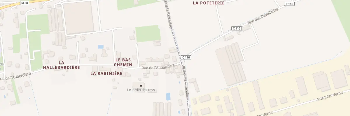 Plan du 5 Rue de la Rabinière à Saint-Genouph