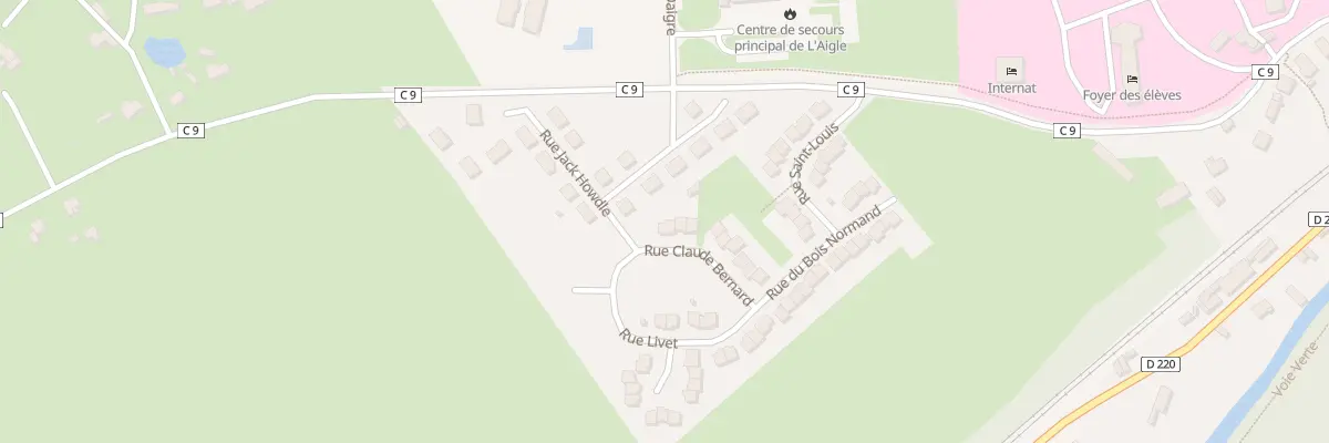Plan du 20 Rue Claude Bernard à L’Aigle