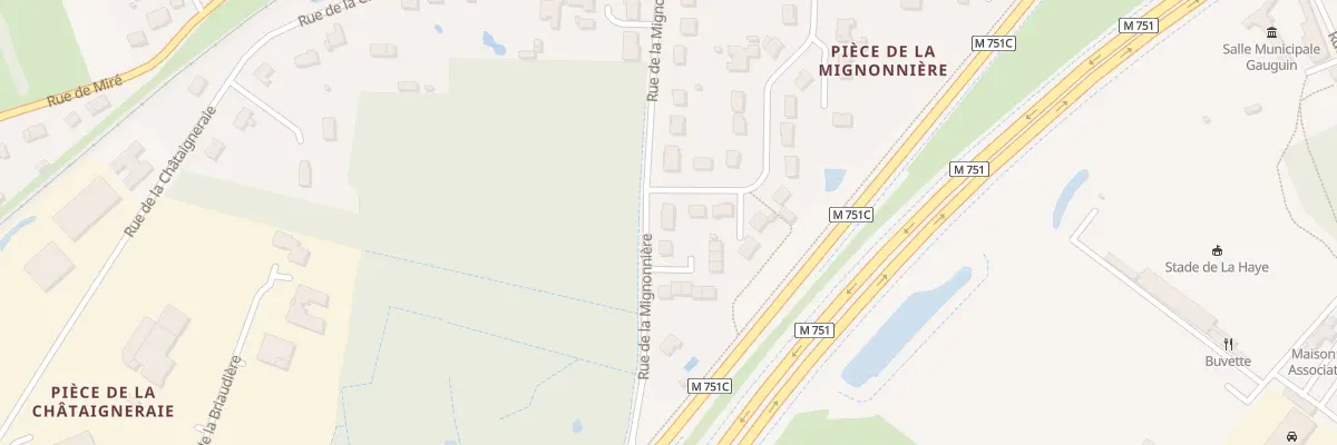 Plan du 16 Rue de la Mignonnière à Ballan-Miré
