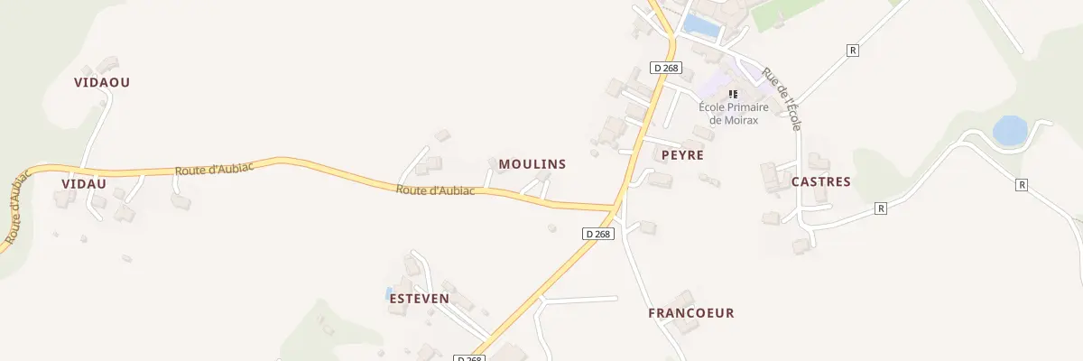 Plan du 4 Route d’Aubiac à Moirax