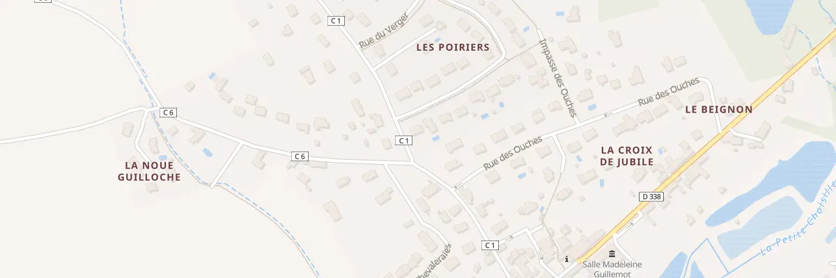 Plan du 1 Rue du Clos des Poiriers à Charentilly
