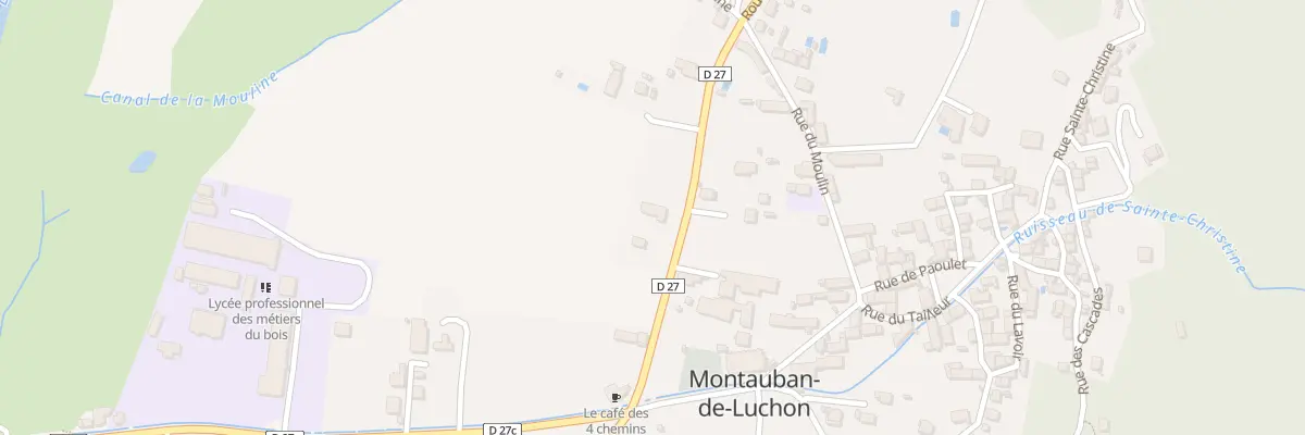 Plan du 5060F Rue de sous Baylo à Montauban-de-Luchon