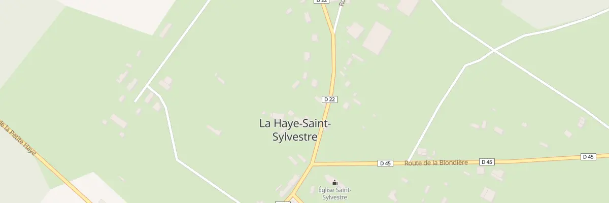 Plan du 47 Rte des Londes à La Haye-Saint-Sylvestre