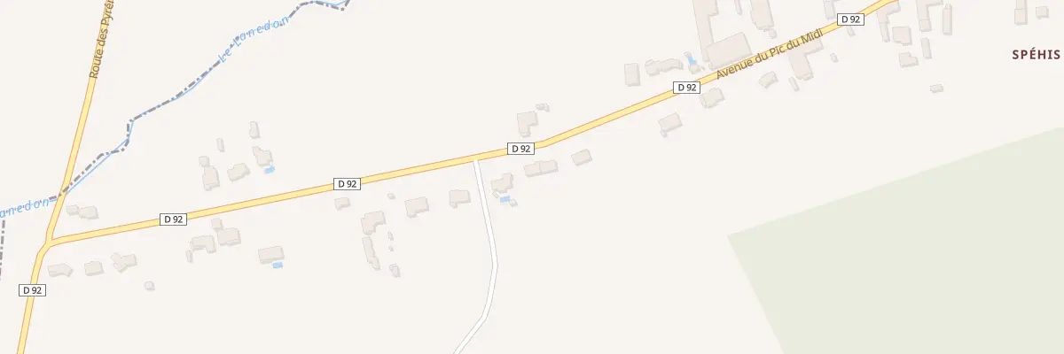 Plan du 195A Spehis à Clarac
