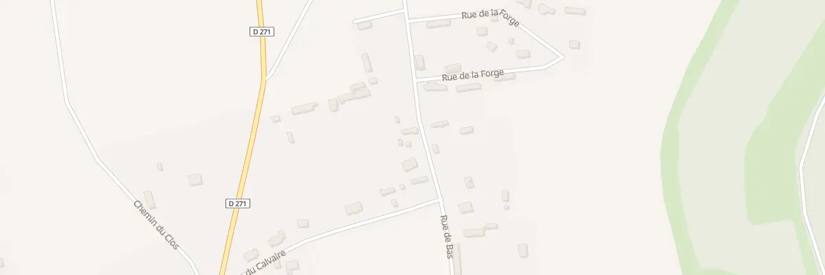 Plan du 13 Rue de Bas à Canouville