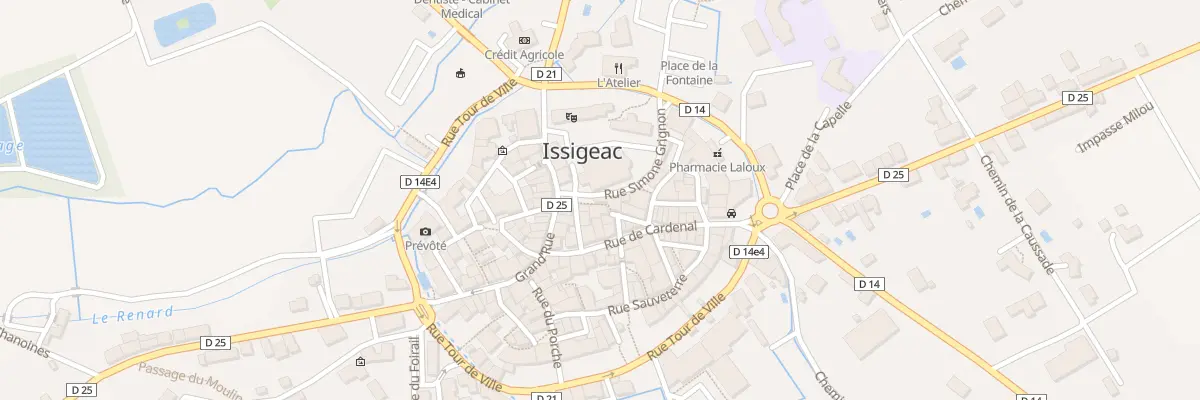 Plan du 3 Pl de l’Eglise à Issigeac
