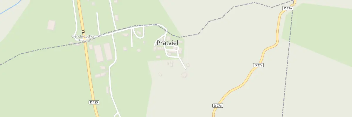 Plan de Prat-viel(hameau) à Salles-et-Pratviel