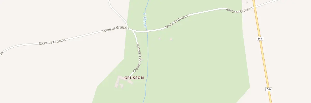 Plan du 5155 Grusson à Monthoiron