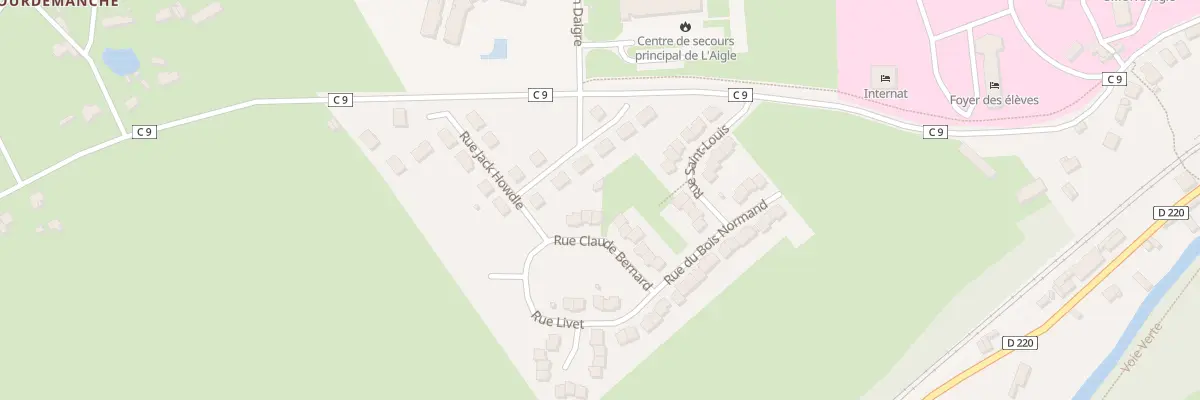 Plan du 18 Rue Claude Bernard à L’Aigle