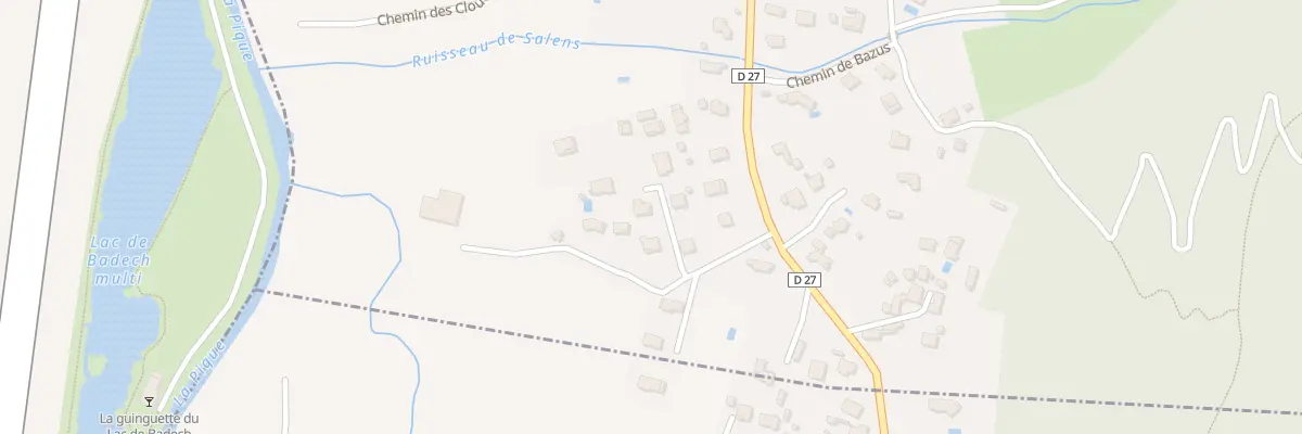 Plan du 5106F Rue de Prat Ardoun à Juzet-de-Luchon