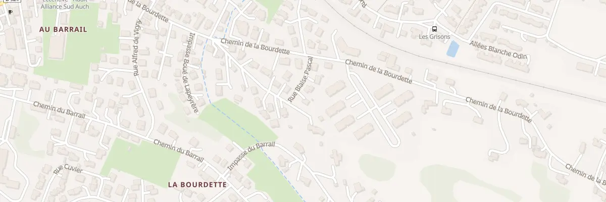 Plan du 20 Rue Blaise Pascal à Auch