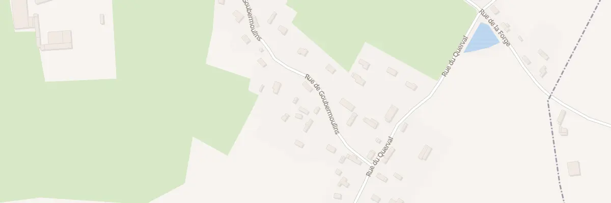 Plan du 640 Rue de Goubermoulins à Grand-Camp