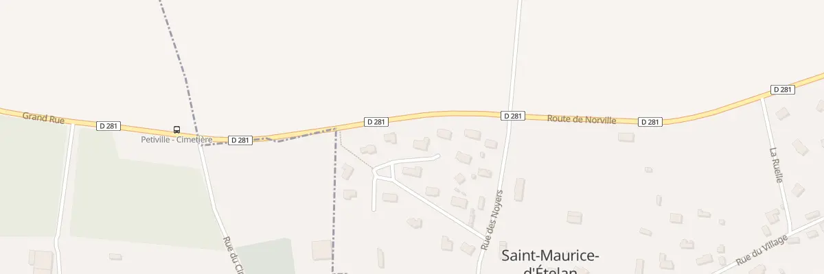 Plan du 1 Le Village à Saint-Maurice-d’Ételan