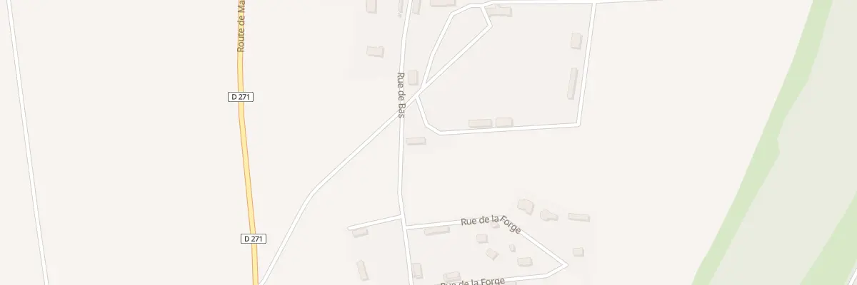 Plan du 22 Rue de Bas à Canouville