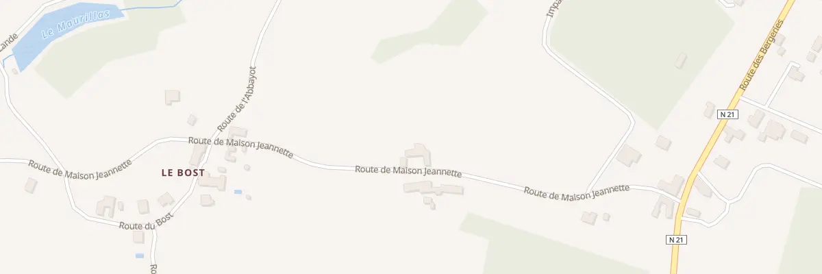 Plan du 104 Bramefond à Douville