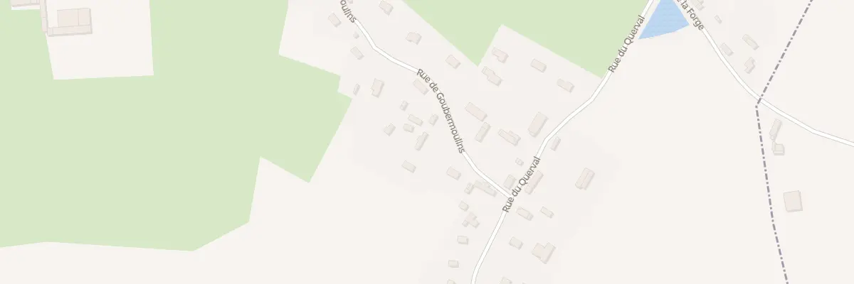 Plan du 680 Rue de Goubermoulins à Grand-Camp